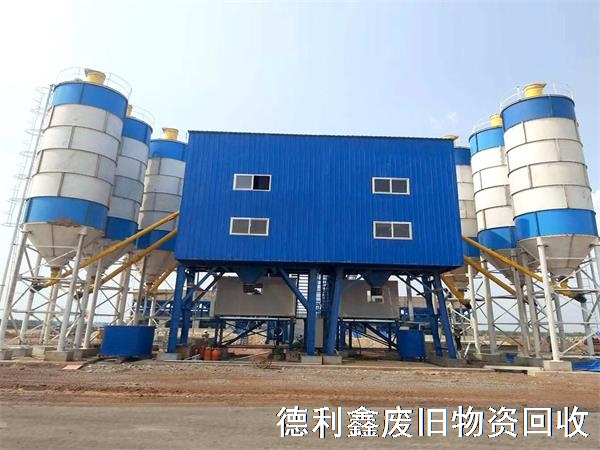 二手水泥罐回收，散裝水泥倉回收，攪拌站設備回收